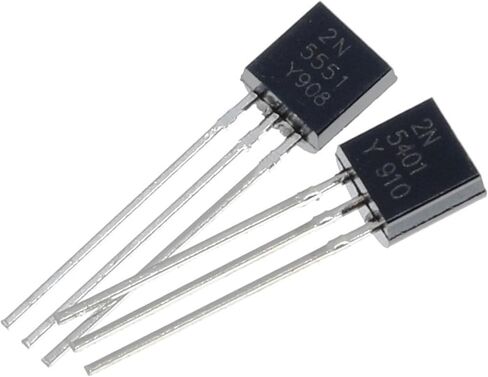 2N5551 2N5401 5551 5401 (25 قطعة* + 25 قطعة* 2N5551) 50 قطعة in Saudi Arabia