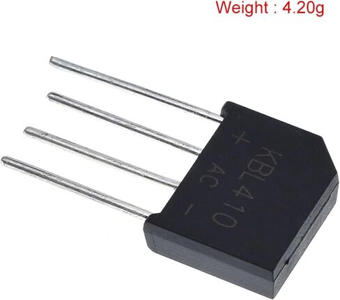 KBL410 KBL-410 4A 1000V مقوم الصمام الثنائي أحادي الطور 5 قطعة in Saudi Arabia