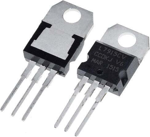 L7915CV TO220 L7915 TO-220 7915 LM7915 MC7915 7915CV IC 10 قطعة in Saudi Arabia