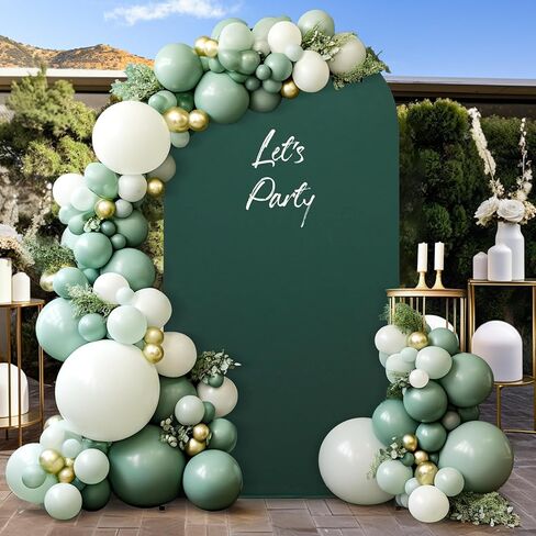 6ft Orange Arch Covers Wrinkle-Free Spandex Arch Backdrop Stand Covers | Soft & Stretchy,2-Sided Round Top, with Zipper, Ideal for Wedding, Birthday, Baby Shower & Banquet DIY Party Photo Background in Saudi Arabia