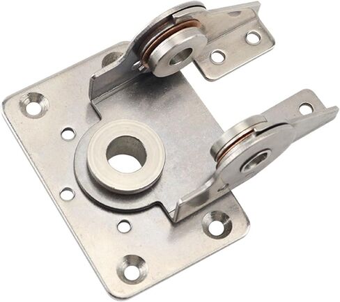 304 Stainless Steel Damping Dual-axis Torque Hinge for Mounting of Monitor Base Screens 1Pcs in Saudi Arabia