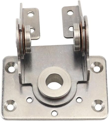 304 Stainless Steel Damping Dual-axis Torque Hinge for Mounting of Monitor Base Screens 1Pcs in Saudi Arabia