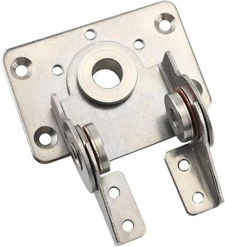 304 Stainless Steel Damping Dual-axis Torque Hinge for Mounting of Monitor Base Screens 1Pcs in Saudi Arabia
