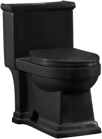 Swiss Madison Well Made Forever Swiss Madison SM-1T113 Voltaire One Piece Elongated Toilet Dual Flush 0.8/1.28 GPF, White in Saudi Arabia