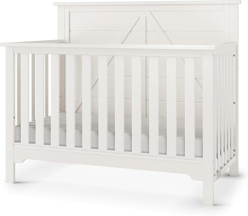 Forever Eclectic Woodland 4-in-1 Convertible Baby Crib, Brushed Truffle in Saudi Arabia