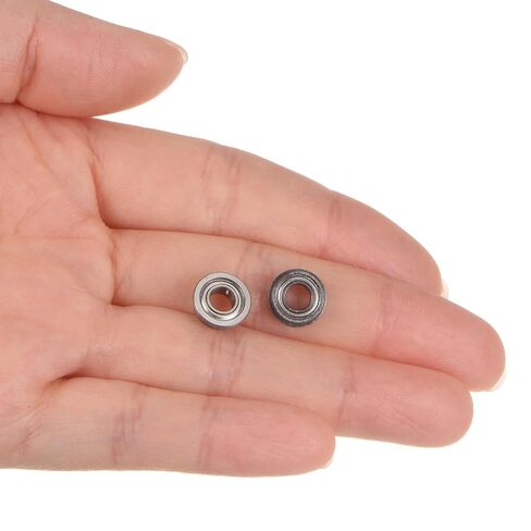 uxcell MF84ZZ Flanged Ball Bearing 4x8x3mm Double Shielded Chrome Steel Flange Bearings, 20pcs in Saudi Arabia