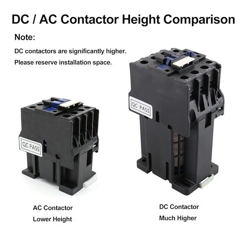 Baomain 3-Pole DC Contactor CJX2-1801 24VDC Coil, 3NO+1NC Auxiliary, 660V 3-Phase, DIN Rail Mount in Saudi Arabia