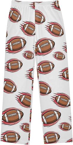 VIGTRO Pajama Pants Long Sleep Bottoms Soft Elastic Waist Lounge Pants with 2 Pockets Size 6-14 Years in Saudi Arabia