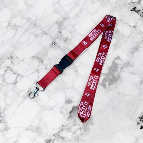 سلسلة مفاتيح Desert Cactus Houston Rockets Lanyard قابلة للفصل، NBA الانفصالية، إبزيم كبس، الرابطة الوطنية لكرة السلة، مفاتيح السيارة، حامل شارة الهوية (الحبل 1) in Saudi Arabia
