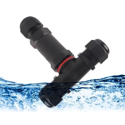 M25 T-Type 6-16mm Cable Wire Connector 5 Pin Screw Terminal Block Tee 1Pcs in Saudi Arabia