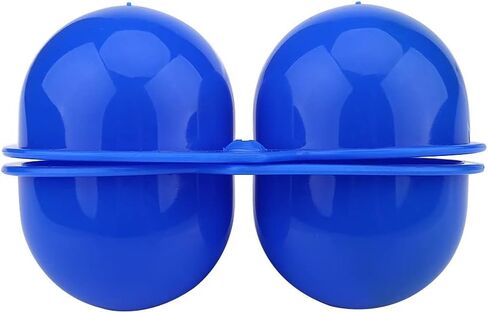 (2 Pack) Egg Holder Portable Egg Carrier Container Plastic Egg Storage Tray for Outdoor Picnic Camping Bento (2 Eggs/Pack) (Blue) in Saudi Arabia