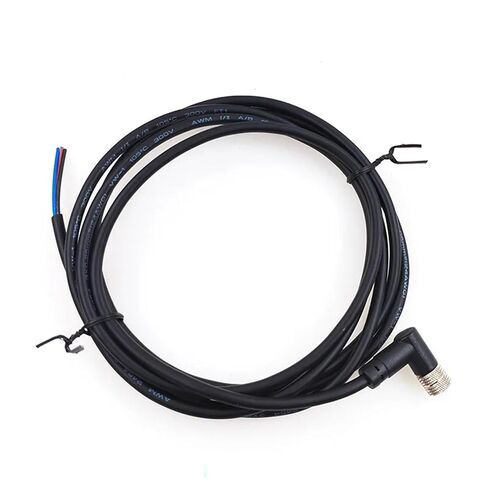 2 Meters M8 Sensor Connector Male&Female 3Pin 4Pin 2m PVC Line A Code 1Pcs(3P Female Straight) in Saudi Arabia