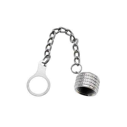 M12 Connector Cover Inner Thread Outer Metal Socket Protection 1Pcs(Metal Inner Cover) in Saudi Arabia