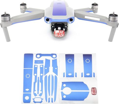 التفاف الجلد متوافق مع DJI Mavic Air 2 | لون لهجة B (Neon Orange) in Saudi Arabia