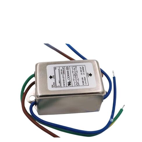 فلتر الطاقة CW1D 6A 10A مع خط L AC مرحلة واحدة 220 فولت مرحلة مزدوجة مضادة للتدخل (CW1D-10A-L) in Kuwait