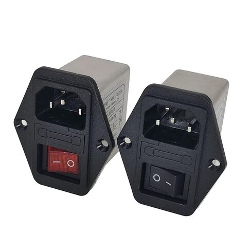 1 قطعة مرشح الطاقة منخفضة المرور 220 فولت RV170-6A IEC المقبس التبديل جهاز فيوز واحد (النموذج العادي RV170-6) in Saudi Arabia