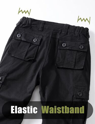 Camo Cargo Pants for Women Casual Work Combat Ripstop Hiking Pants with 9 Pockets in Saudi Arabia