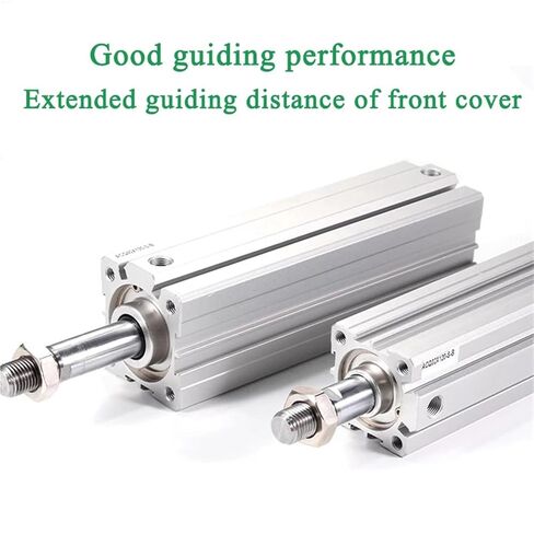 1pcs Extended Stroke Pneumatic Cylinder Female Male Threads Thin Magnetic Switch ACQ32 40 50 63 ×110/120/125/130/140/150-S-B(Stroke 120-S-B,ACQ63) in Saudi Arabia