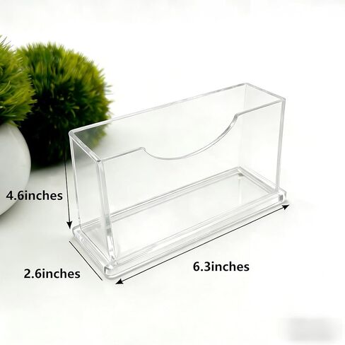 Acrylic Napkin Holder For Table,Guest Towel Holder For Bathroom,Clear Waterproof Splashing Vertical Napkin Holder,Disposable Hand Towel Holder, Modern Dining Table Napkin Tray For Home, Hotel,Kitchen in Saudi Arabia