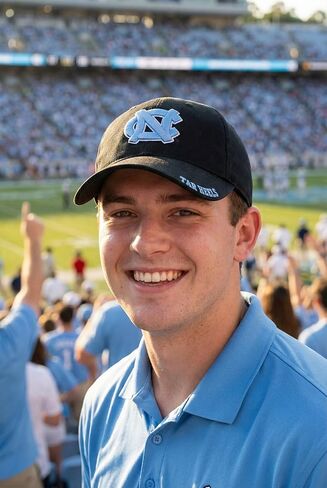 Officially Licensed UNC Black Baseball Hat Classic Tar Heels Primary Team Logo Adjustable Embroidered University North Carolina Sports Cap in Saudi Arabia