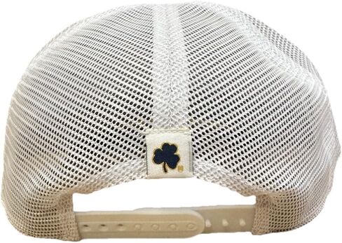 Notre Dame Fighting Irish Navy Blue Baseline Trucker Snapback Adjustable Hat in Saudi Arabia
