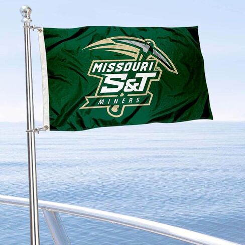 Missouri S&T Miners Boat and Small Golf Cart Flag in Saudi Arabia