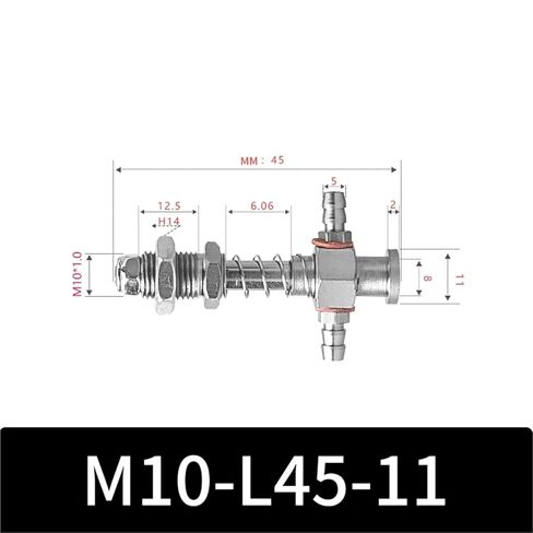 M10-11 Series Big Head Manipulator Pneuamtic Parts Fixture Rubber Sucker Pad Silicone Vacuum Suction Cup Mount(M10L-L80-11) in Saudi Arabia