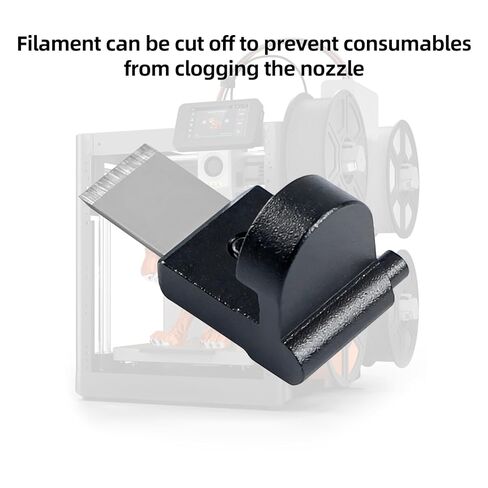 Filament Cutter Replacement Kit(2Pcs) Compatible with Flashforge AD5X: Print Head Scraper Module for Cut Consumable to Less Extruder Hotend Nozzle Clogging in Saudi Arabia