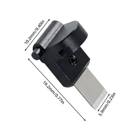 Filament Cutter Replacement Kit(2Pcs) Compatible with Flashforge AD5X: Print Head Scraper Module for Cut Consumable to Less Extruder Hotend Nozzle Clogging in Saudi Arabia