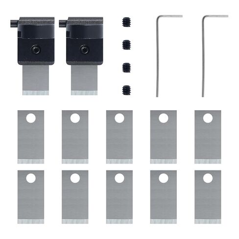 Filament Cutter Replacement Kit(2Pcs) Compatible with Flashforge AD5X: Print Head Scraper Module for Cut Consumable to Less Extruder Hotend Nozzle Clogging in Saudi Arabia