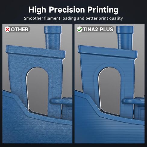 TINA2Plus Entina 3D Printer Ceramic Heating Block Hotend, 250MM/S High-Speed Printing,40S Fast Heating, Not Compatible to Other Versions of Tina2 3D Printer in Saudi Arabia