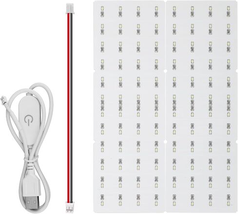 LED Backlight Board for Bambulab, 3D Printer Accessories Replacement Bambu Lab LED Back Light Board Kit with Connection Cable for Lithophane Photo Model DIY Printing Supplies in Saudi Arabia