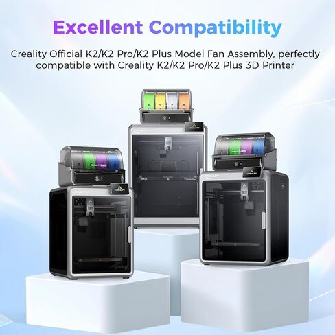 مجموعة مروحة طراز K2/K2 Pro/K2 Plus الرسمية من Creality، مجموعة وحدة التبريد K2 الأصلية، وحدة تبريد مروحة طراز K2 Pro بديلة ملحقات الطابعة ثلاثية الأبعاد لطابعة Creality K2/K2 Pro/K2 Plus ثلاثية الأبعاد in Saudi Arabia