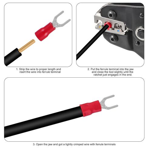 300Pcs Bullet Terminals Wire Connectors Female and Male 22-16/16-14/12-10 AWG Insulated Waterproof Terminals Male and Female Bullet Crimp Terminals Connectors kit in Saudi Arabia