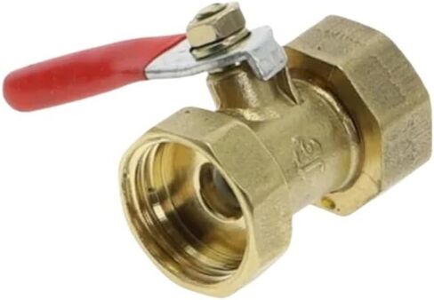1Pc Female Thread Pneumatic Mini Ball Valve Brass Connector Joint, Copper Fitting Coupler Adapter, Water and Air 1/4 3/8 1/2 BSP(1/8") in Saudi Arabia