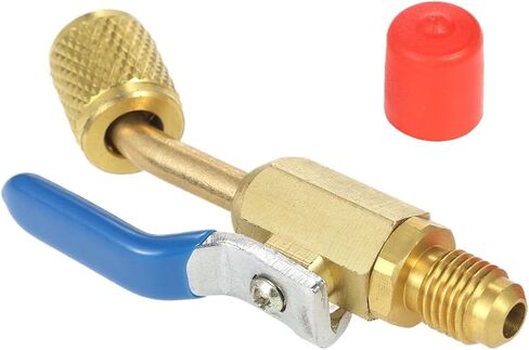 3PCS Color Coded R410A R134A Shut Valves for AC HVAC Refrigeration Charging Hoses in Saudi Arabia