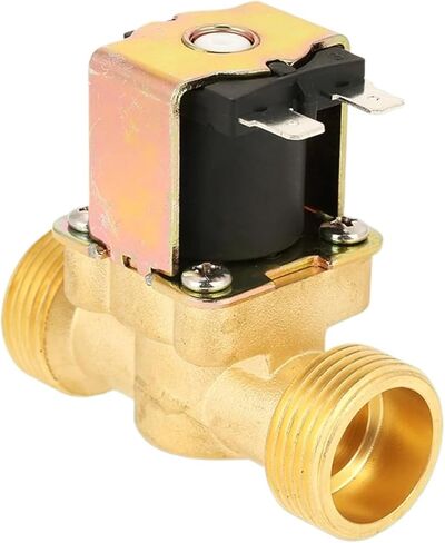 Electric Magnetic Valve Electric Valve NC Solenoid Valve DC12V G3/4 Normal Closed Brass Electric Solenoid Valve for Water in Saudi Arabia