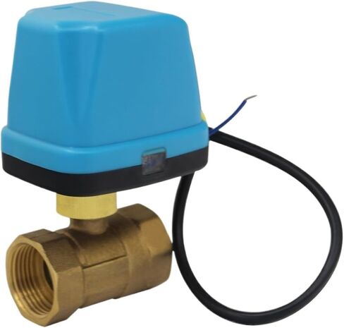 DN15/20/25/32/40/50 AC220V DC12V-24V 5V 2-way Brass Electric Ball Valve TWO Wire one Control 2-way Solenoid Valve 1/2" 3/4" 1(DN50,DC12V-24V_NORMALLY CLOSED) in Saudi Arabia