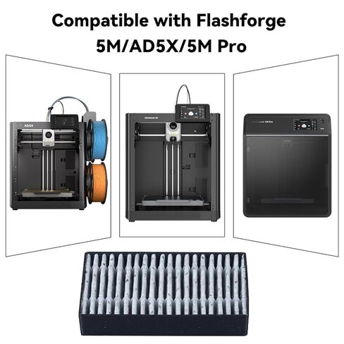 Upgrade Activated Carbon Air Filter Replacement for Adventuer 5M/ 5M Pro/AD5X: High Adsorption Capacity Filtering of AD5M Printing Gases Air Purifier Cartridge 3D Printer Accessories in Saudi Arabia
