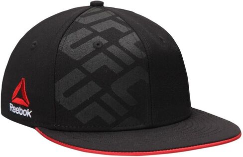 UFC Flatbrim Snapback Hat - Black | in Saudi Arabia