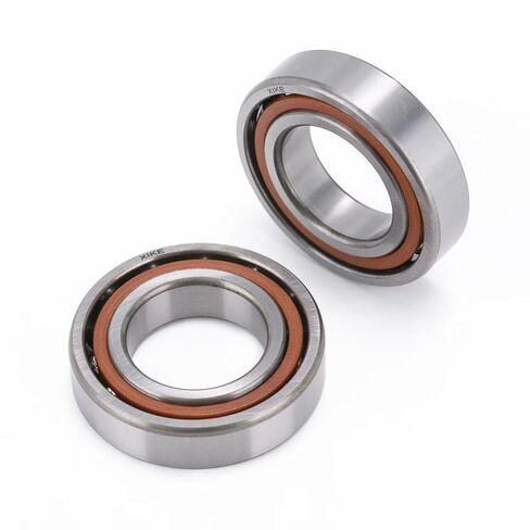 XIKE 2 Pcs 7003AC Angular Contact Ball Bearing 17x35x10mm, Fits DIY/Motor/Generator/Compressor/Gearbox/Industry/Agriculture/Engineering/Garden Machinery/ICE Vehicle Transmissions and Engines. in Saudi Arabia