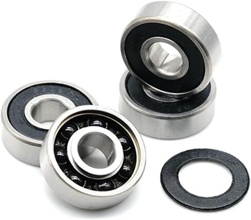 2PC S689RS 9x17x5mm ABEC-7 Stainless Steel Hybrid Ceramic Bearings Rubber Sealed Bearing 689 689RS in Saudi Arabia
