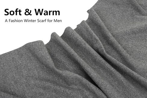 Mens Scarf Cashmere Feel Warm Scarves Shawl Long Winter Scarf for Men Cold Weather in Saudi Arabia