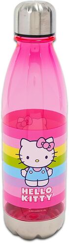Hello Kitty Water Bottle - Bundle with Reusable Water Bottle for Home, School, and Sports Plus Stickers, More | Hello Kitty Water Bottle with Lid in Saudi Arabia