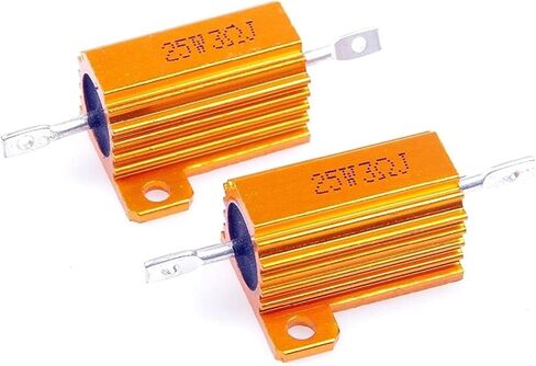 Water Oil Coolant Hose, 2 Pcs 25W RX24 Aluminum Power Metal Shell Case Wirewound Resistor 100-910 Ohm Gold(25W-330 Ohm) in Saudi Arabia