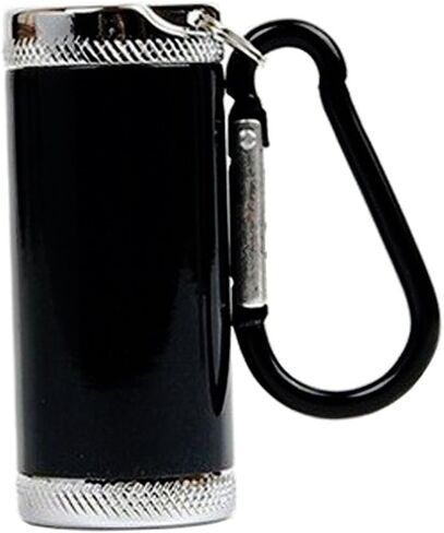 Metal Portable Ashtray,Outdoor Cigarettes Ashtray with Lid,Keychain,Rectangular Big Size Black in Saudi Arabia