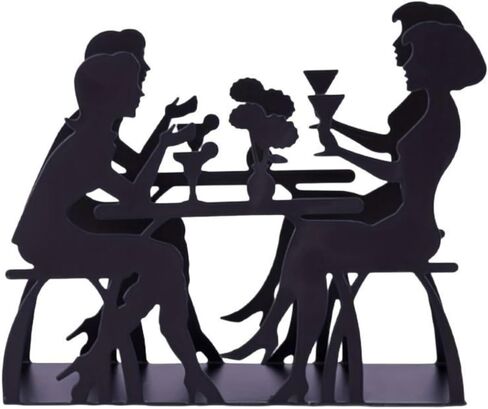 Creativity Women’s Iron Napkin Holder - Unique Table Decor for Restaurants, Coffee Shops, Hotels, Home, Offices, Parties & Weddings in Saudi Arabia