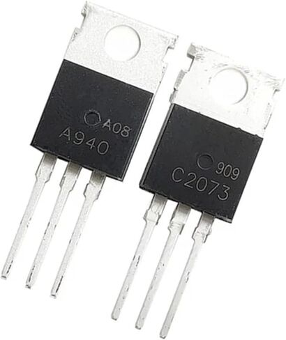 5 أزواج 2SA940 2SC2073 A940 C2073 TO-220 زوج الصوت أنبوب TO220 10 قطعة (2SA940 10 قطعة) in Kuwait