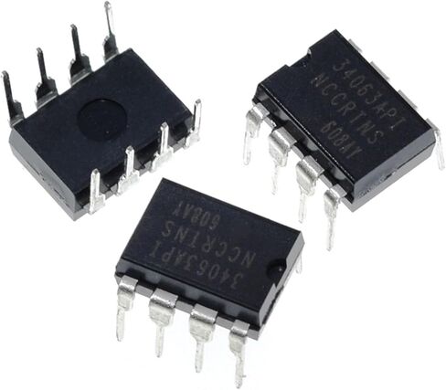 MC34063API MC34063 DIP8 34063 Boost Or Buck Power DC/DC Converter 10Pcs in Saudi Arabia