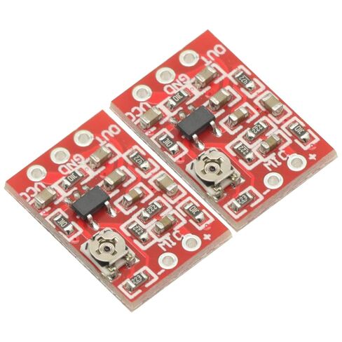 2PCS DC 3-5V Electret Microphone Preamplifier Module with Voice Compression Amp Sound Amplifier Board Adjustable 5-30db in Saudi Arabia